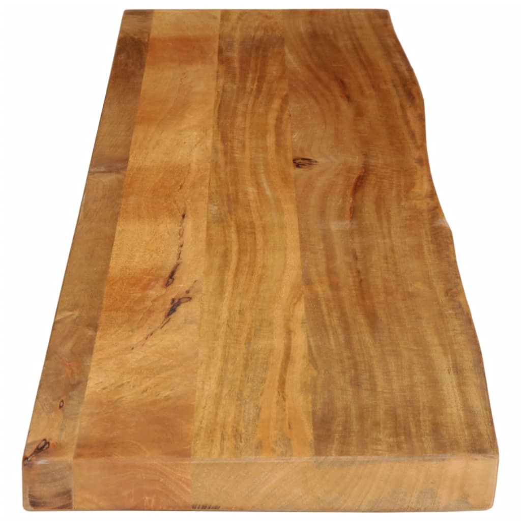 vidaXL Επιφάνεια Τραπεζιού 140x20x2,5 εκ. Live Edge Μασίφ Ξύλο Μάνγκο