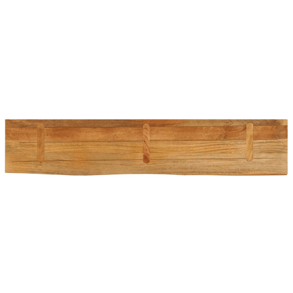 vidaXL Επιφάνεια Τραπεζιού 160x30x2,5 εκ. Live Edge Μασίφ Ξύλο Μάνγκο