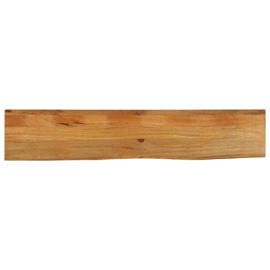 vidaXL Επιφάνεια Τραπεζιού 180x30x2,5 εκ. Live Edge Μασίφ Ξύλο Μάνγκο