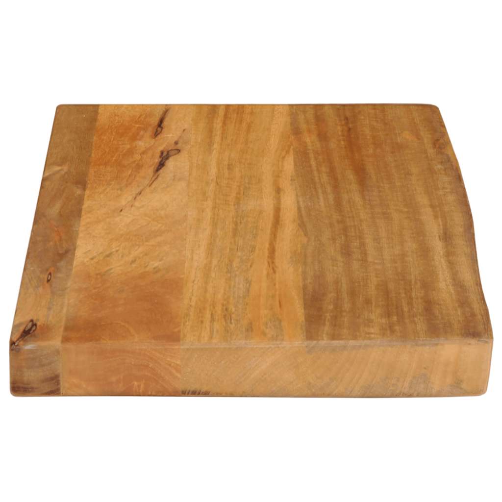 vidaXL Επιφάνεια Τραπεζιού 50x40x2,5 εκ. Live Edge Μασίφ Ξύλο Μάνγκο