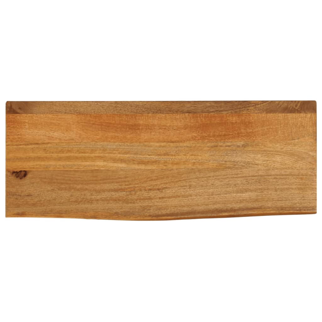 vidaXL Επιφάνεια Τραπεζιού 70x40x2,5 εκ. Live Edge Μασίφ Ξύλο Μάνγκο