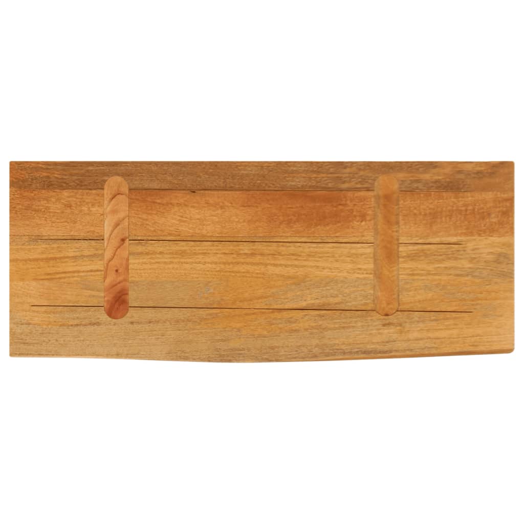 vidaXL Επιφάνεια Τραπεζιού 70x40x2,5 εκ. Live Edge Μασίφ Ξύλο Μάνγκο