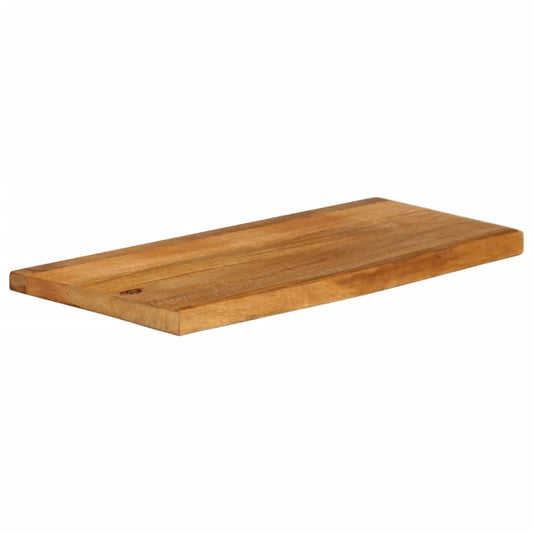 vidaXL Επιφάνεια Τραπεζιού 90x40x2,5 εκ. Live Edge Μασίφ Ξύλο Μάνγκο