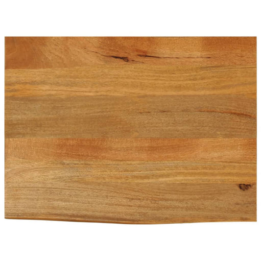 vidaXL Επιφάνεια Τραπεζιού 90x60x2,5 εκ. Live Edge Μασίφ Ξύλο Μάνγκο