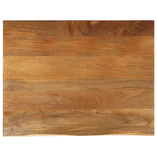 vidaXL Επιφάνεια Τραπεζιού 100x80x2,5 εκ. Live Edge Μασίφ Ξύλο Μάνγκο