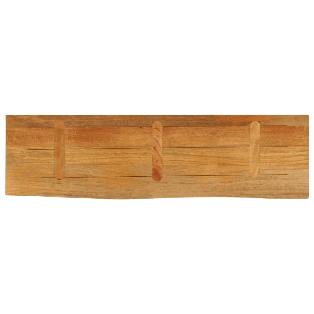 vidaXL Επιφάνεια Τραπεζιού 120x30x3,8 εκ. Live Edge Μασίφ Ξύλο Μάνγκο