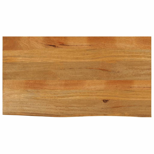 vidaXL Επιφάνεια Τραπεζιού 100x60x3,8 εκ. Live Edge Μασίφ Ξύλο Μάνγκο