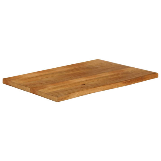 vidaXL Επιφάνεια Τραπεζιού 100x60x3,8 εκ. Live Edge Μασίφ Ξύλο Μάνγκο