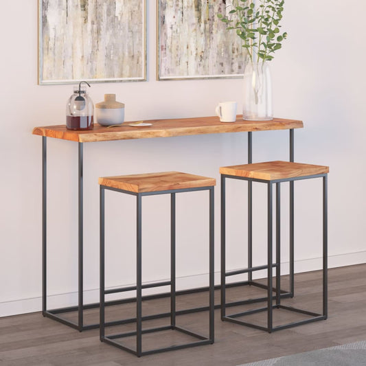 vidaXL Επιφάνεια Τραπεζιού Ορθογώνια 110x40x2,5 εκ. Μασίφ Ξύλο Ακακίας