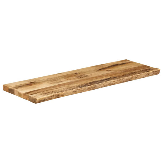 vidaXL Επιφάνεια Τραπεζιού 140x40x2,5 εκ. Live Edge Μασίφ Ξύλο Μάνγκο