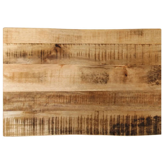 vidaXL Επιφάνεια Τραπεζιού 50x40x3,8 εκ. Live Edge Μασίφ Ξύλο Μάνγκο