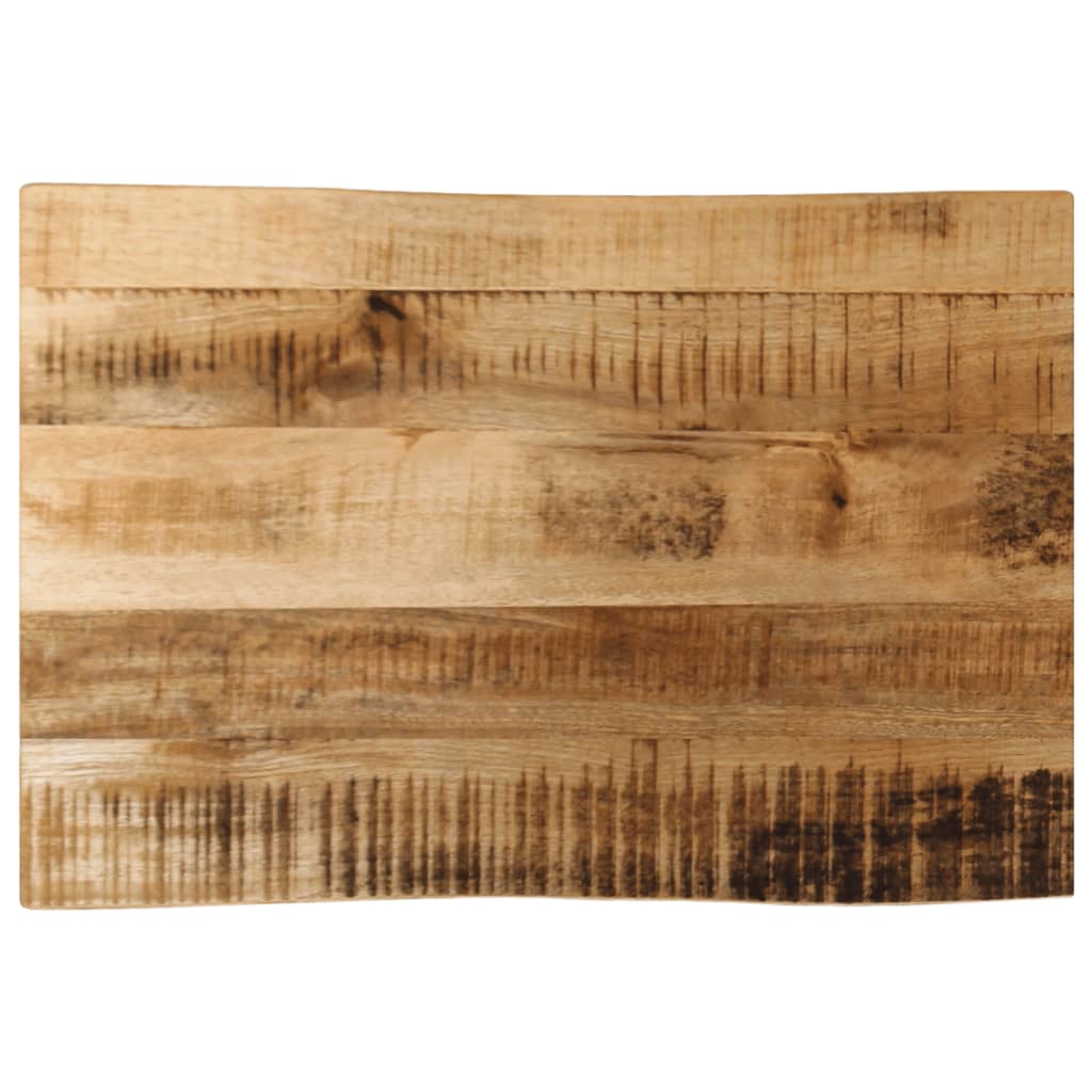 vidaXL Επιφάνεια Τραπεζιού 70x40x3,8 εκ. Live Edge Μασίφ Ξύλο Μάνγκο