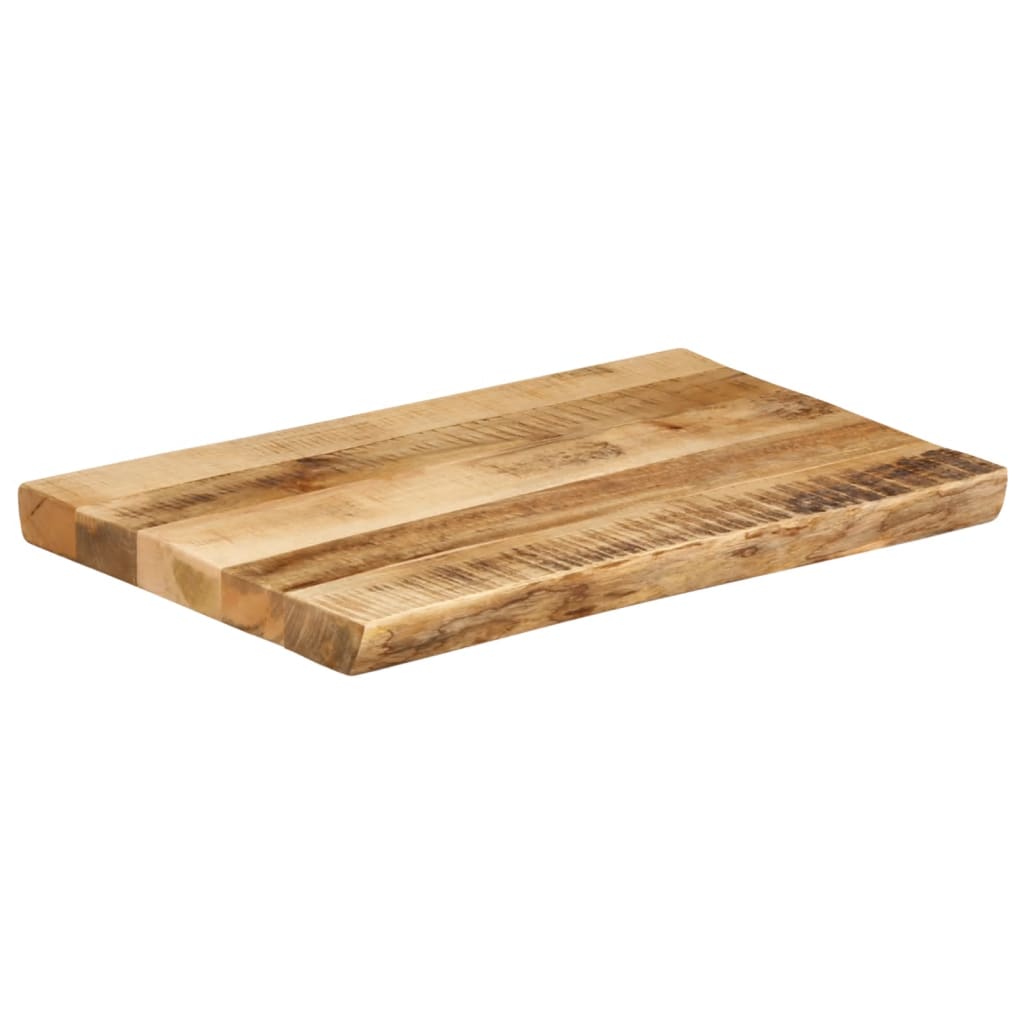 vidaXL Επιφάνεια Τραπεζιού 70x40x3,8 εκ. Live Edge Μασίφ Ξύλο Μάνγκο