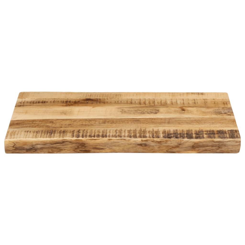 vidaXL Επιφάνεια Τραπεζιού 70x40x3,8 εκ. Live Edge Μασίφ Ξύλο Μάνγκο