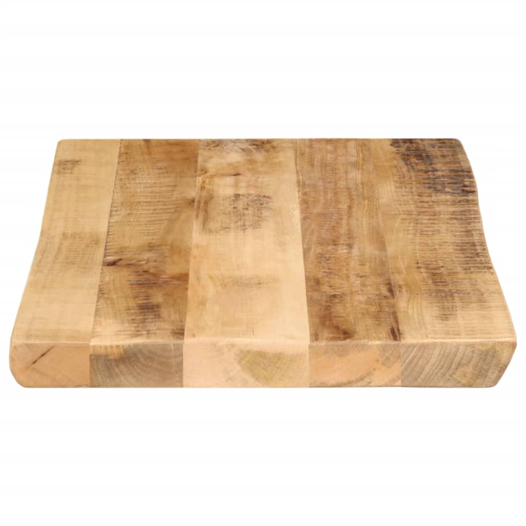 vidaXL Επιφάνεια Τραπεζιού 70x40x3,8 εκ. Live Edge Μασίφ Ξύλο Μάνγκο