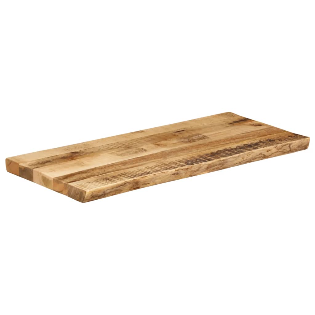 vidaXL Επιφάνεια Τραπεζιού 100x40x3,8 εκ. Live Edge Μασίφ Ξύλο Μάνγκο