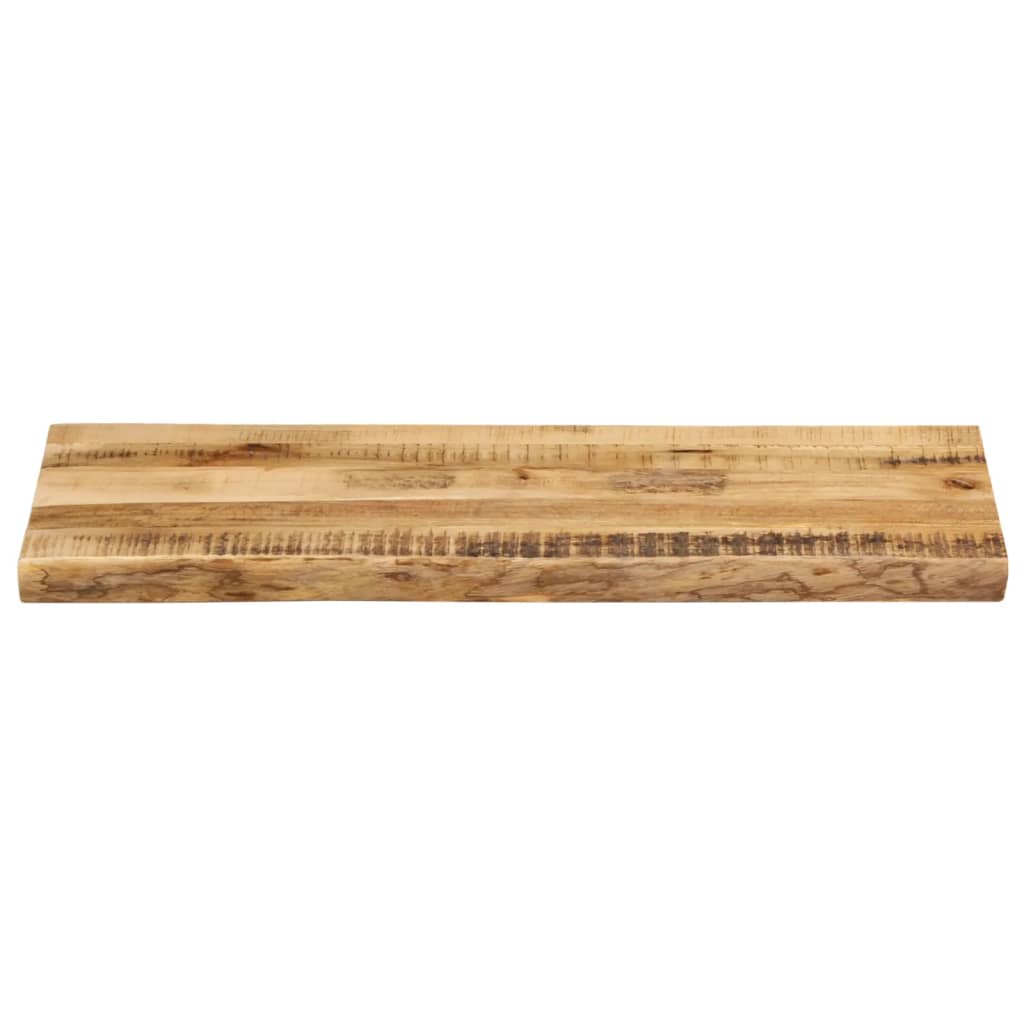 vidaXL Επιφάνεια Τραπεζιού 100x40x3,8 εκ. Live Edge Μασίφ Ξύλο Μάνγκο