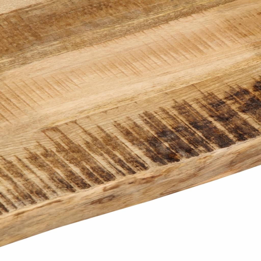 vidaXL Επιφάνεια Τραπεζιού 100x40x3,8 εκ. Live Edge Μασίφ Ξύλο Μάνγκο