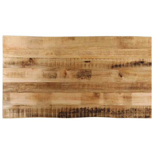 vidaXL Επιφάνεια Τραπεζιού 110x60x3,8 εκ. Live Edge Μασίφ Ξύλο Μάνγκο