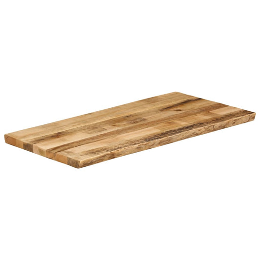 vidaXL Επιφάνεια Τραπεζιού 120x60x3,8 εκ. Live Edge Μασίφ Ξύλο Μάνγκο