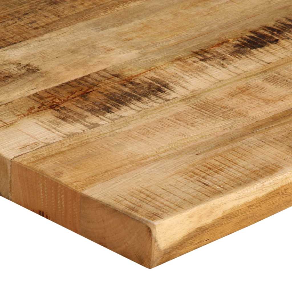 vidaXL Επιφάνεια Τραπεζιού Live Edge 100x80x3,8 εκ. από Μασίφ Ξύλο Ακατέργαστου Μάνγκο