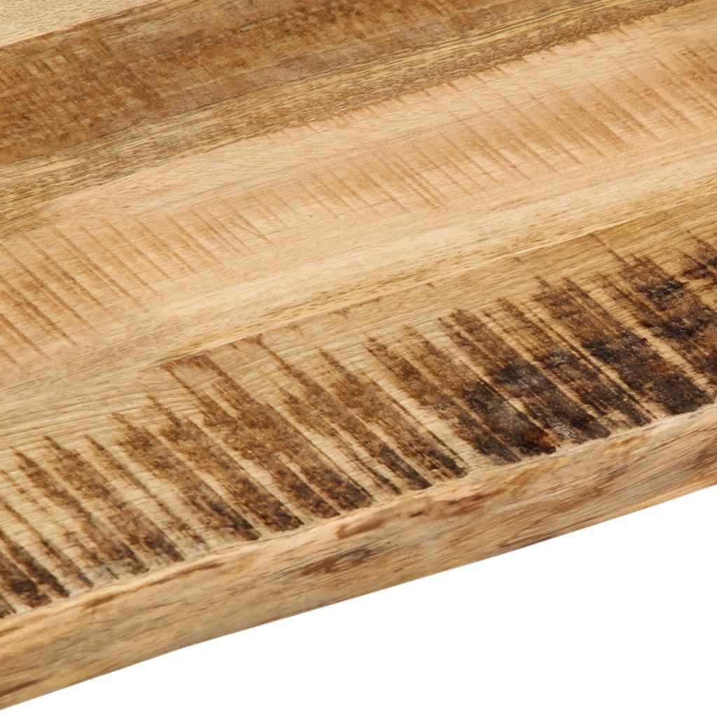 vidaXL Επιφάνεια Τραπεζιού Live Edge 100x80x3,8 εκ. από Μασίφ Ξύλο Ακατέργαστου Μάνγκο