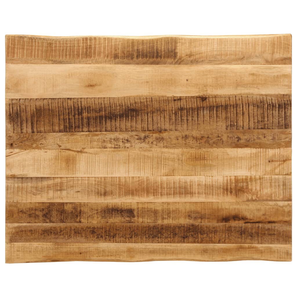 vidaXL Επιφάνεια Τραπεζιού Live Edge 110x80x3,8 εκ. από Μασίφ Ξύλο Ακατέργαστου Μάνγκο