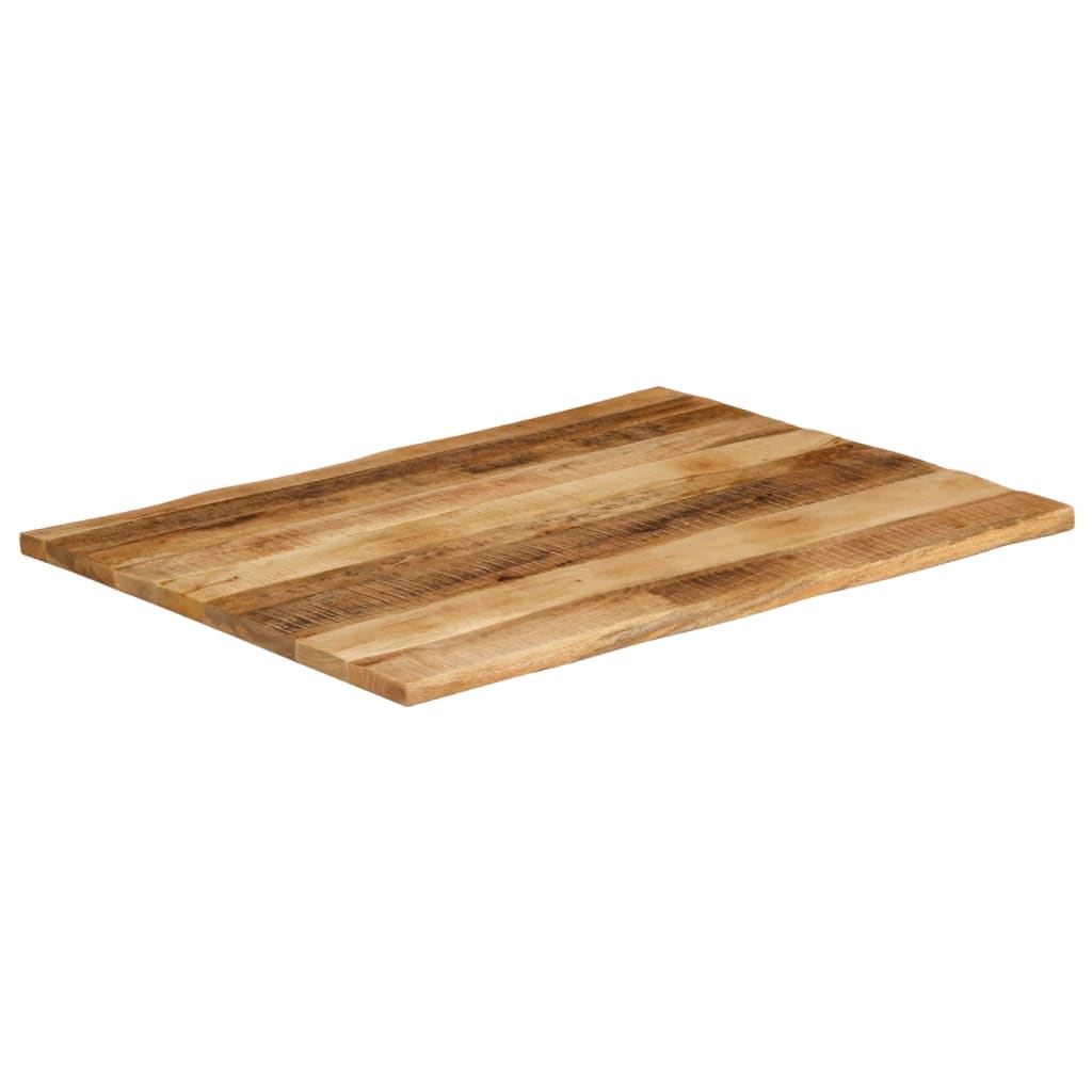 vidaXL Επιφάνεια Τραπεζιού Live Edge 110x80x3,8 εκ. από Μασίφ Ξύλο Ακατέργαστου Μάνγκο