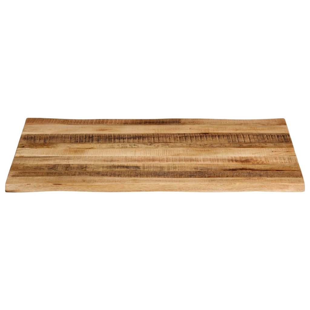 vidaXL Επιφάνεια Τραπεζιού Live Edge 110x80x3,8 εκ. από Μασίφ Ξύλο Ακατέργαστου Μάνγκο