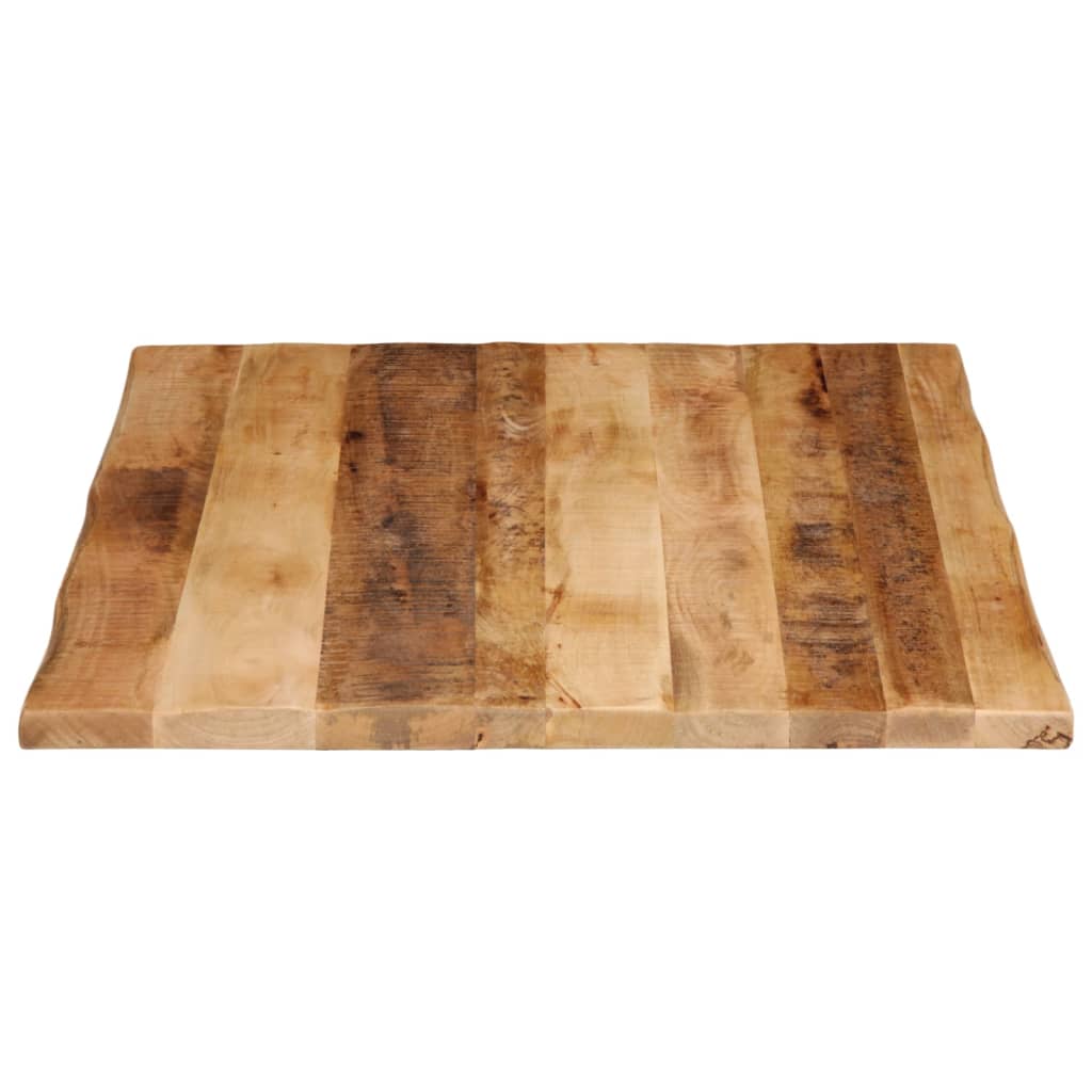 vidaXL Επιφάνεια Τραπεζιού Live Edge 110x80x3,8 εκ. από Μασίφ Ξύλο Ακατέργαστου Μάνγκο