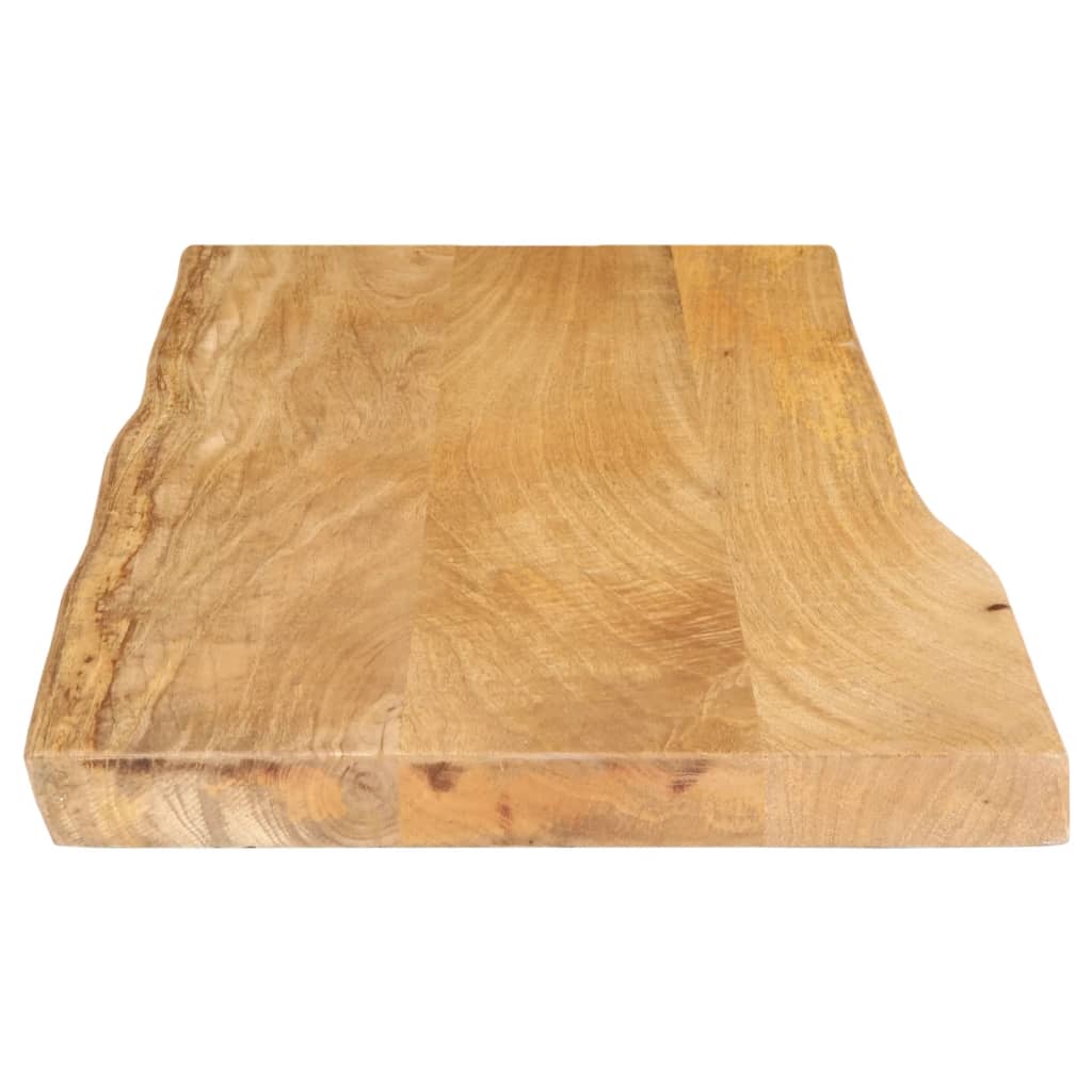 vidaXL Επιφάνεια Τραπεζιού 100x40x2,5 εκ. Live Edge Μασίφ Ξύλο Μάνγκο