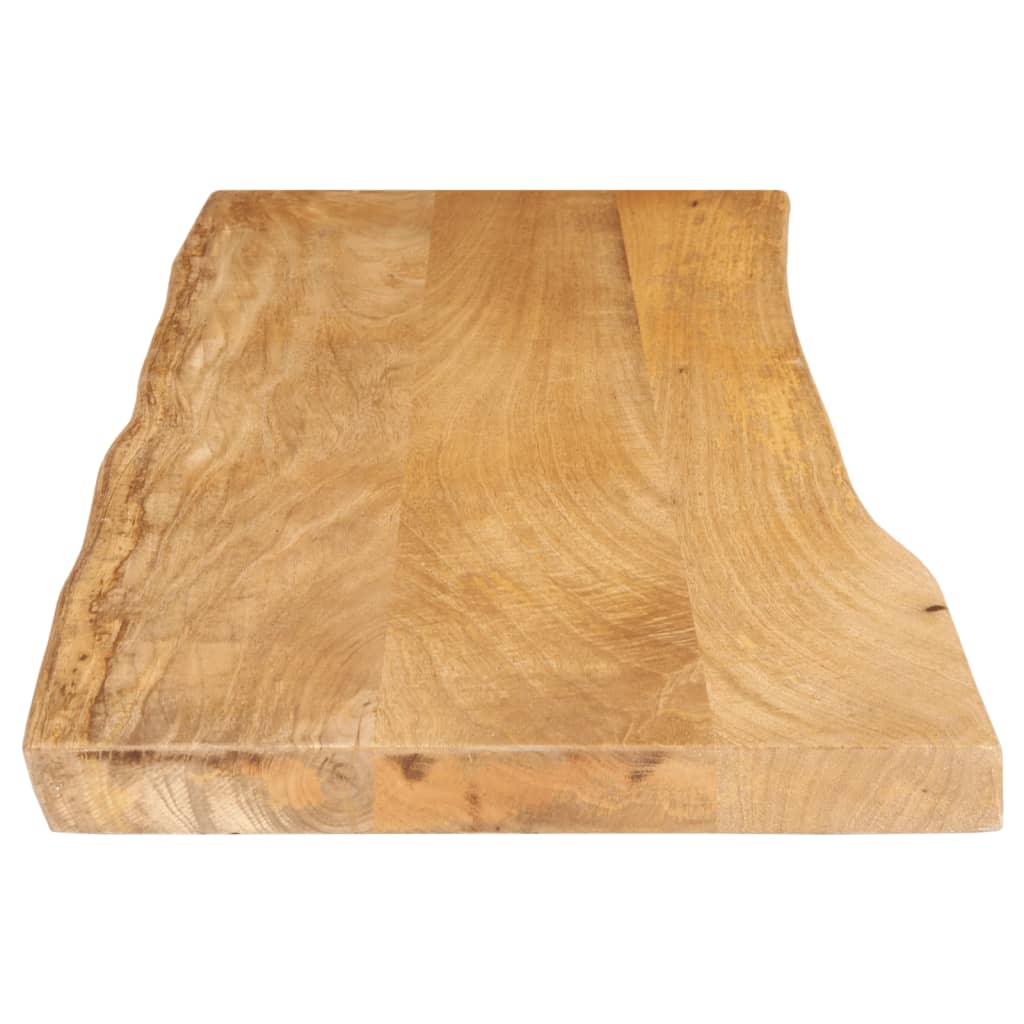 vidaXL Επιφάνεια Τραπεζιού 120x40x2,5 εκ. Live Edge Μασίφ Ξύλο Μάνγκο
