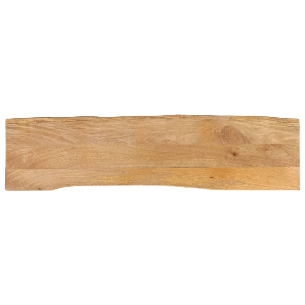 vidaXL Επιφάνεια Τραπεζιού 160x40x2,5 εκ. Live Edge Μασίφ Ξύλο Μάνγκο