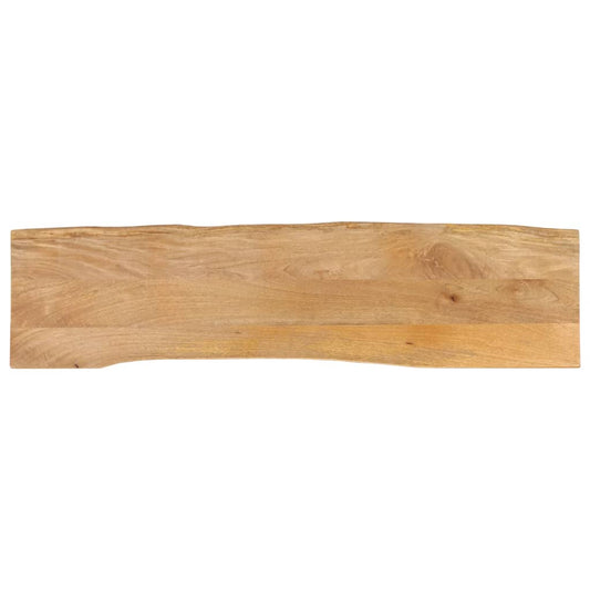 vidaXL Επιφάνεια Τραπεζιού 160x40x2,5 εκ. Live Edge Μασίφ Ξύλο Μάνγκο
