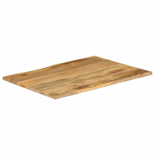 vidaXL Επιφάνεια Τραπεζιού 110x80x2,5 εκ. Live Edge Μασίφ Ξύλο Μάνγκο