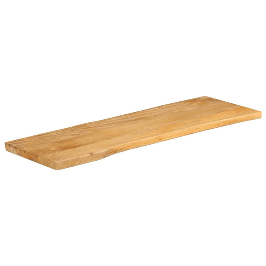 vidaXL Επιφάνεια Τραπεζιού 140x40x3,8 εκ. Live Edge Μασίφ Ξύλο Μάνγκο
