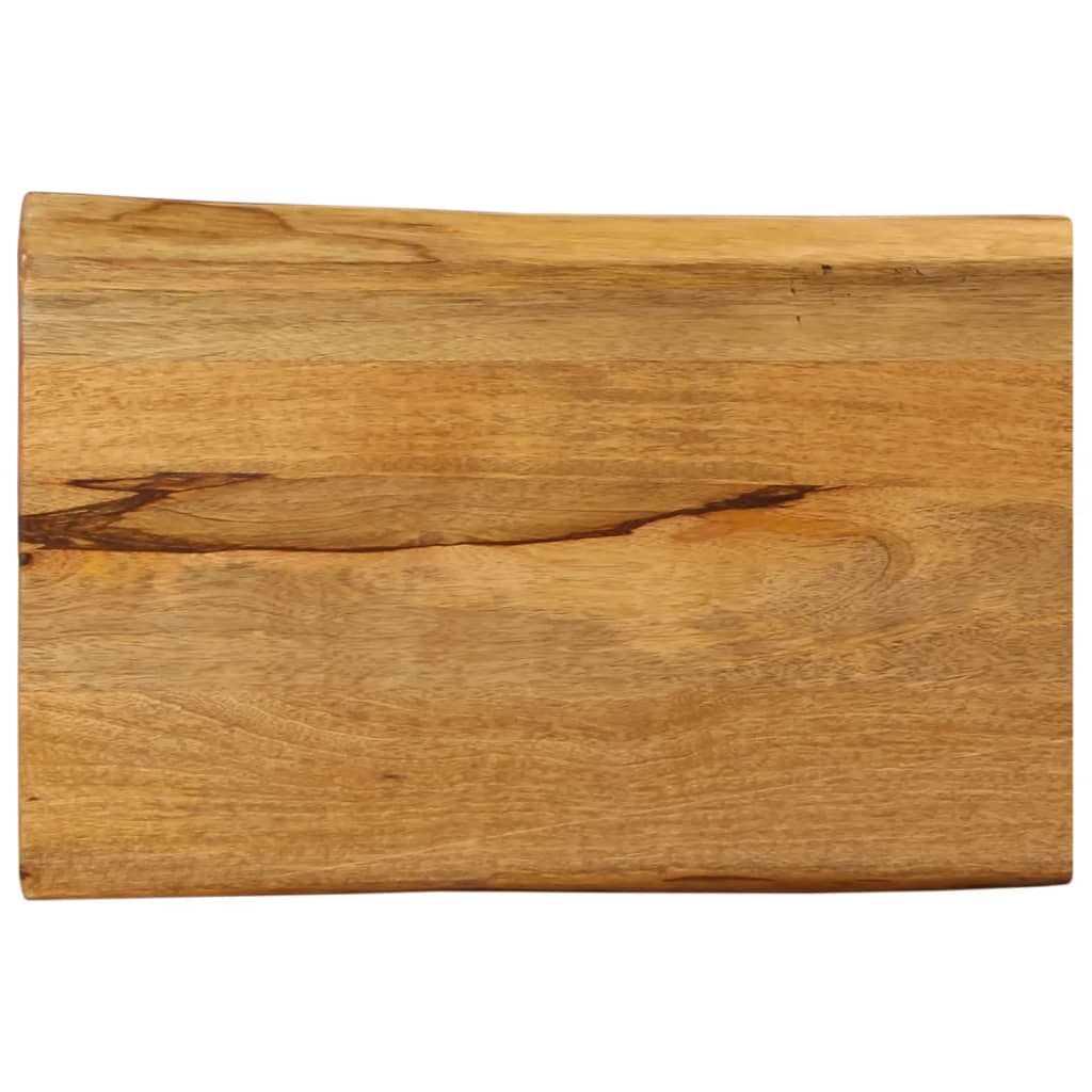 vidaXL Επιφάνεια Τραπεζιού 50x40x2,5 εκ. Live Edge Μασίφ Ξύλο Μάνγκο