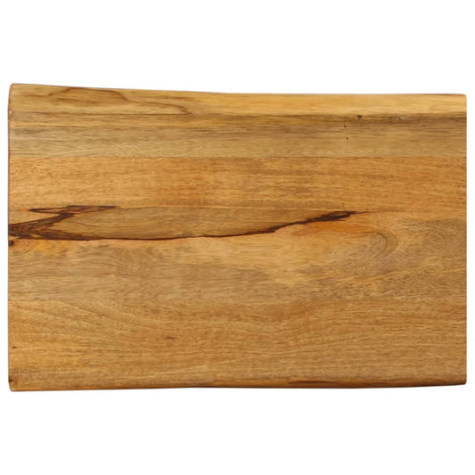 vidaXL Επιφάνεια Τραπεζιού 50x40x2,5 εκ. Live Edge Μασίφ Ξύλο Μάνγκο