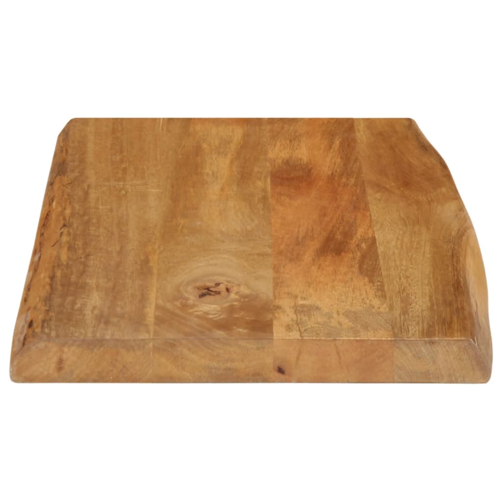vidaXL Επιφάνεια Τραπεζιού 50x40x2,5 εκ. Live Edge Μασίφ Ξύλο Μάνγκο