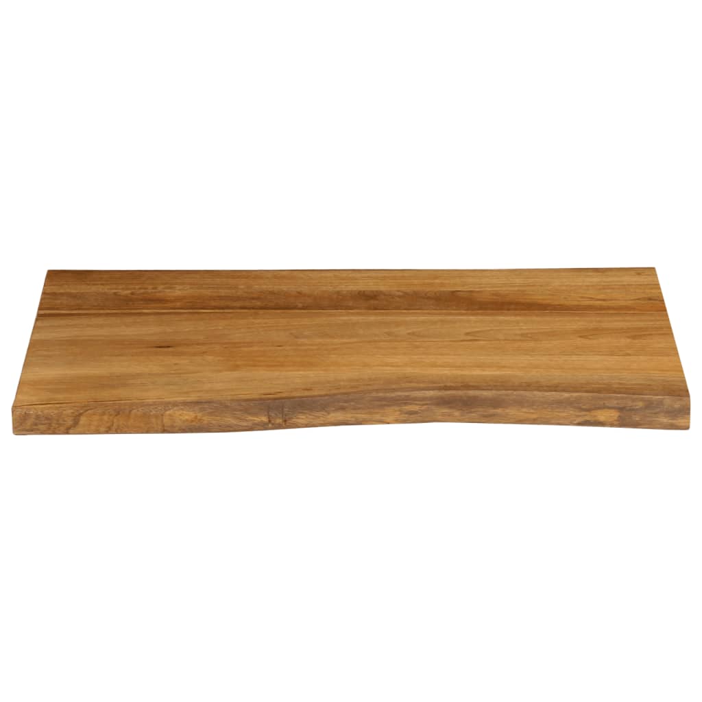 vidaXL Επιφάνεια Τραπεζιού 90x60x2,5 εκ. Live Edge Μασίφ Ξύλο Μάνγκο