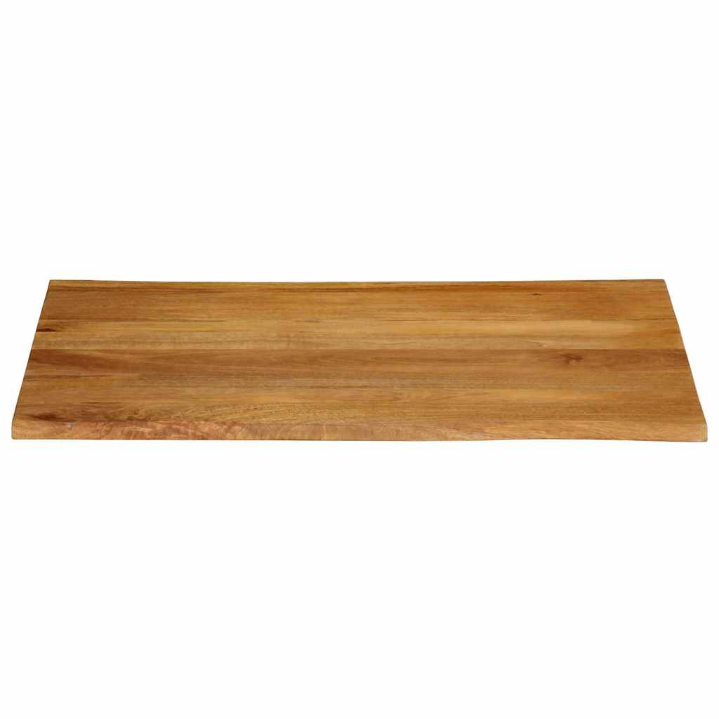 vidaXL Επιφάνεια Τραπεζιού 110x80x2,5 εκ. Live Edge Μασίφ Ξύλο Μάνγκο