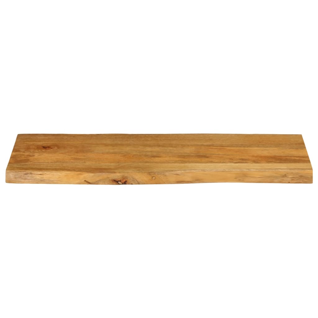 vidaXL Επιφάνεια Τραπεζιού 90x40x3,8 εκ. Live Edge Μασίφ Ξύλο Μάνγκο