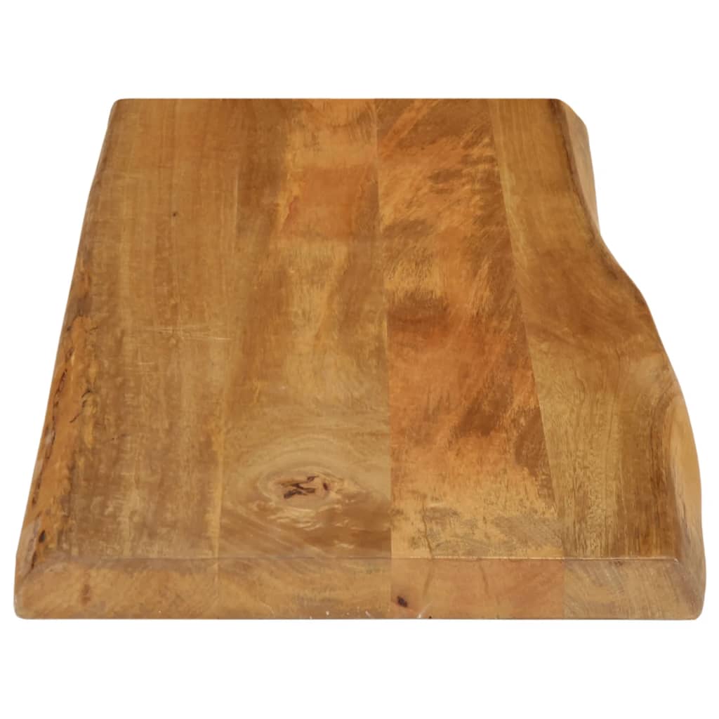 vidaXL Επιφάνεια Τραπεζιού 90x40x3,8 εκ. Live Edge Μασίφ Ξύλο Μάνγκο