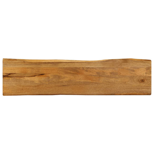 vidaXL Επιφάνεια Τραπεζιού 180x40x3,8 εκ. Live Edge Μασίφ Ξύλο Μάνγκο