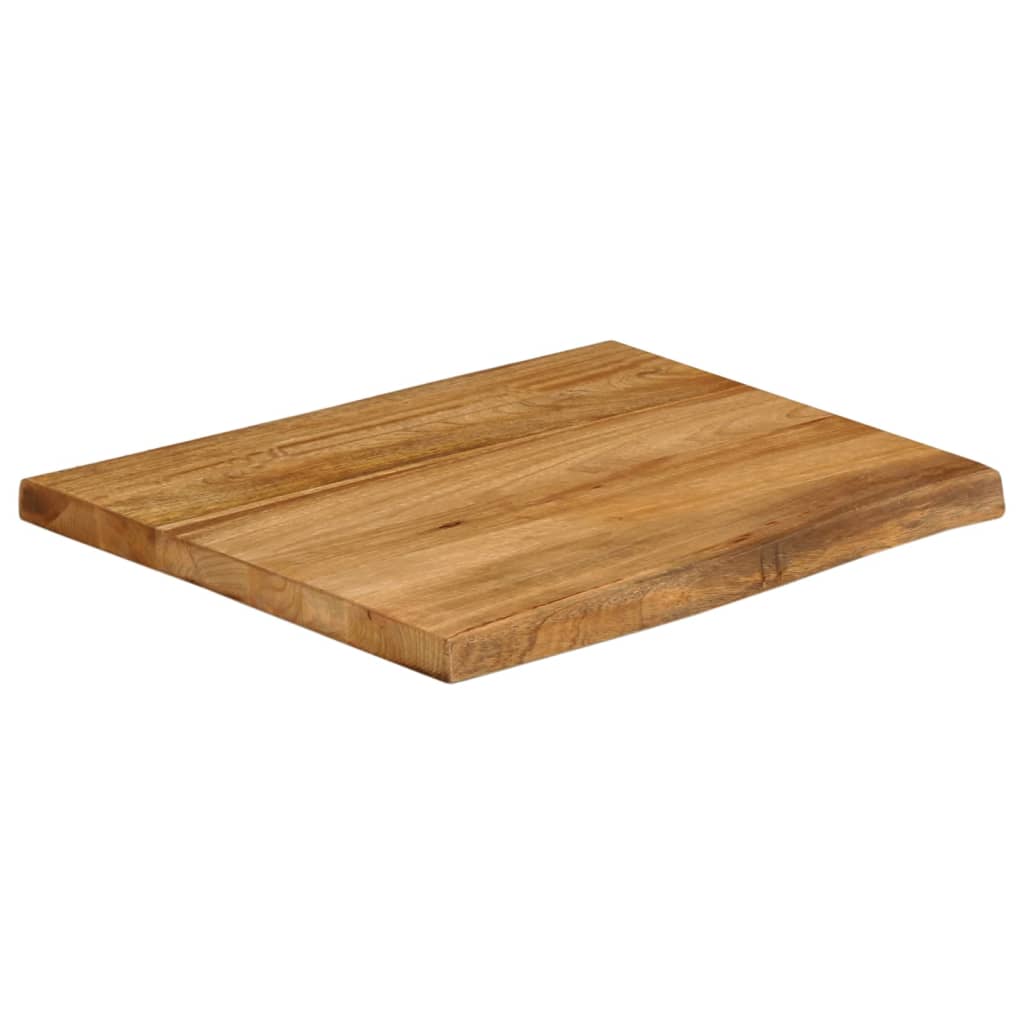 vidaXL Επιφάνεια Τραπεζιού 60x60x3,8 εκ. Live Edge Μασίφ Ξύλο Μάνγκο