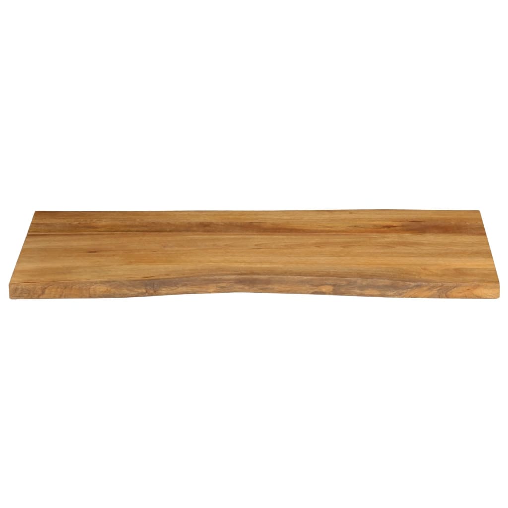 vidaXL Επιφάνεια Τραπεζιού 100x60x3,8 εκ. Live Edge Μασίφ Ξύλο Μάνγκο