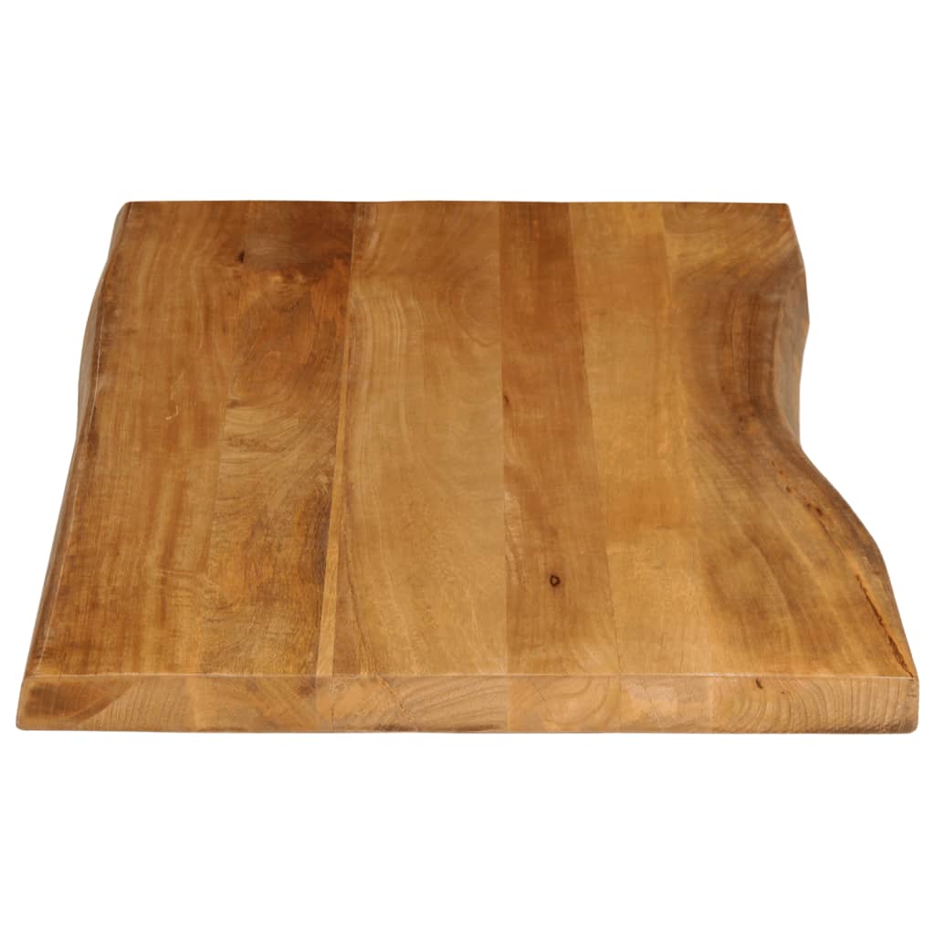vidaXL Επιφάνεια Τραπεζιού 100x60x3,8 εκ. Live Edge Μασίφ Ξύλο Μάνγκο