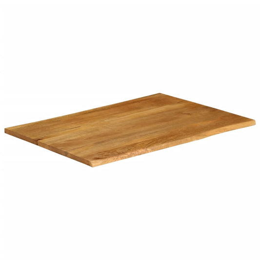 vidaXL Επιφάνεια Τραπεζιού 110x80x3,8 εκ. Live Edge Μασίφ Ξύλο Μάνγκο