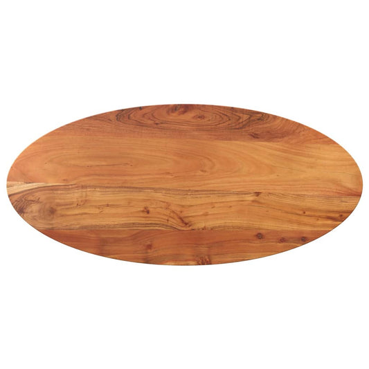 vidaXL Επιφάνεια Τραπεζιού Οβάλ 110x40x2,5 εκ. Μασίφ Ξύλο Ακακίας