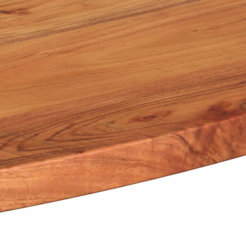 vidaXL Επιφάνεια Τραπεζιού Οβάλ 110x40x2,5 εκ. Μασίφ Ξύλο Ακακίας